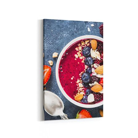 Olla 15004D Gıda Görseli Dikey Kanvas Tablo (Ölçü: 60X90)