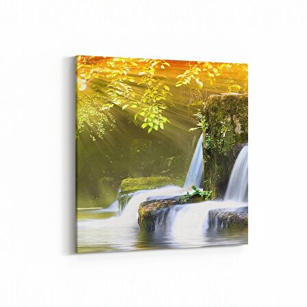 Olla 13503K Doğa / Manzara Görseli Kare Kanvas Tablo (Ölçü: 25X25)