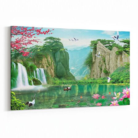 Olla 13327Y Doğa / Manzara Görseli Yatay Kanvas Tablo (Ölçü: 45X30)