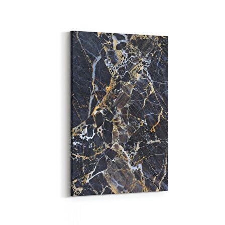 Olla 16711D Mermer Desen Görsel Dikey Kanvas Tablo (Ölçü: 80X120)