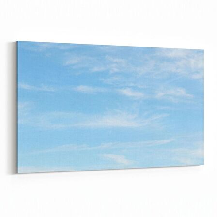 Olla 15484Y Gökyüzü Bulut Görseli  Yatay Kanvas Tablo (Ölçü: 90X60)