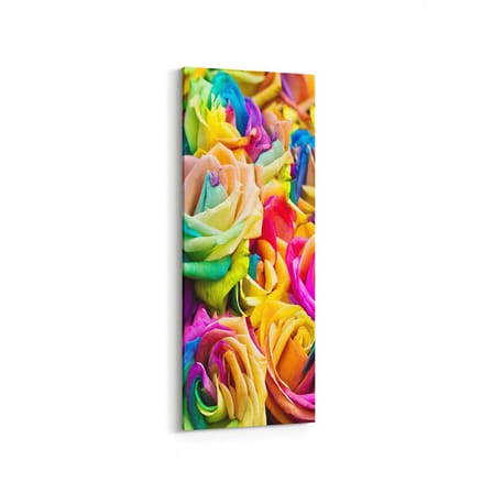 Olla 11552DI Çiçek Görseli Dikey İnce Kanvas Tablo (Ölçü: 30X90)
