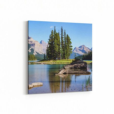 Olla 13204K Doğa / Manzara Görseli Kare Kanvas Tablo (Ölçü: 25X25)