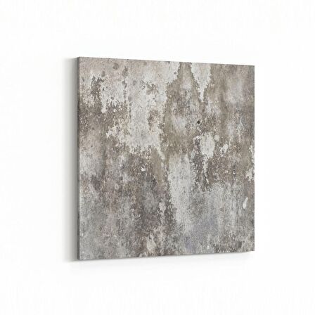 Olla 12434K Beton Görseli Kare Kanvas Tablo (Ölçü: 25X25)