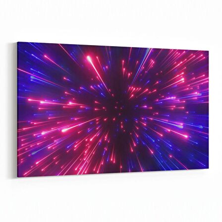 Olla 10291Y Abstract Görsel Yatay Kanvas Tablo (Ölçü: 45X30)