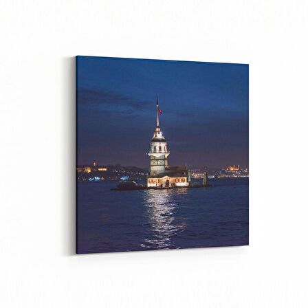 Olla 18950K Yapı Görseli Kare Kanvas Tablo (Ölçü: 25X25)