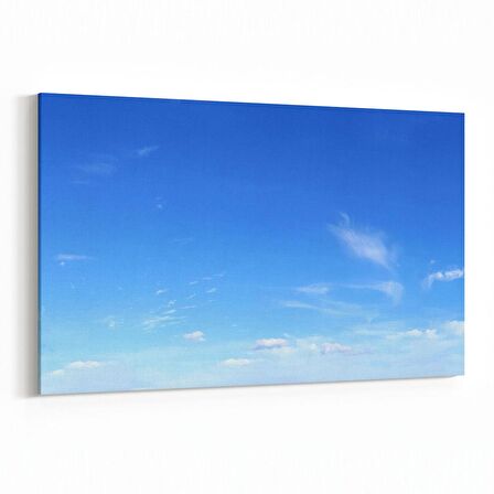 Olla 15687Y Gökyüzü Bulut Görseli  Yatay Kanvas Tablo (Ölçü: 30X20)