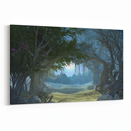 Olla 14035Y Doğa / Manzara Görseli Yatay Kanvas Tablo (Ölçü: 120X80)