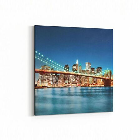 Olla 18574K Yapı Görseli Kare Kanvas Tablo (Ölçü: 25X25)