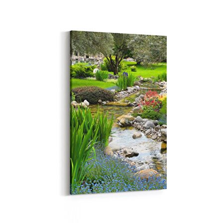 Olla 14582D Doğa / Manzara Görseli Dikey Kanvas Tablo (Ölçü: 100X150)