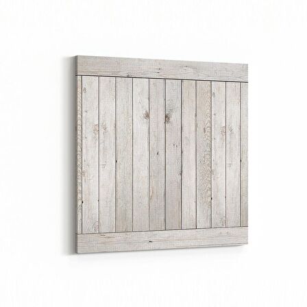 Olla 11994K Ahşap Desen Görseli Kare Kanvas Tablo (Ölçü: 30X30)