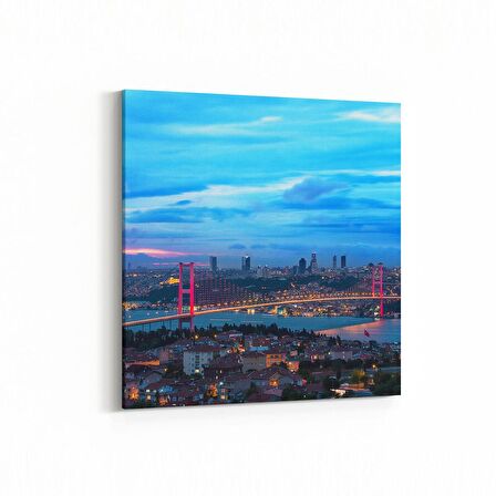 Olla 18086K Yapı Görseli Kare Kanvas Tablo (Ölçü: 25X25)