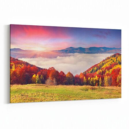 Olla 13761Y Doğa / Manzara Görseli Yatay Kanvas Tablo (Ölçü: 120X80)