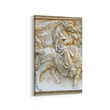 Olla 16248D Heykel / Sanat Görseli Dikey Kanvas Tablo (Ölçü: 40X60)