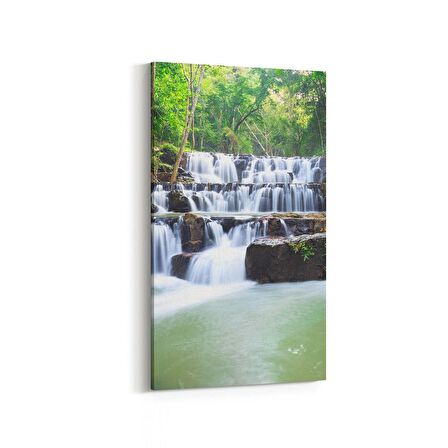 Olla 13571DD Doğa / Manzara Görseli Dikey Dar Kanvas Tablo (Ölçü: 30X60)