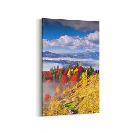 Olla 13732D Doğa / Manzara Görseli Dikey Kanvas Tablo (Ölçü: 100X150)