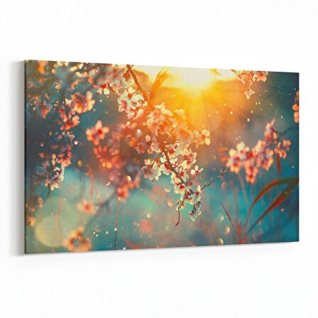 Olla 11653Y Orkide Çiçek Görseli Yatay Kanvas Tablo (Ölçü: 120X80)