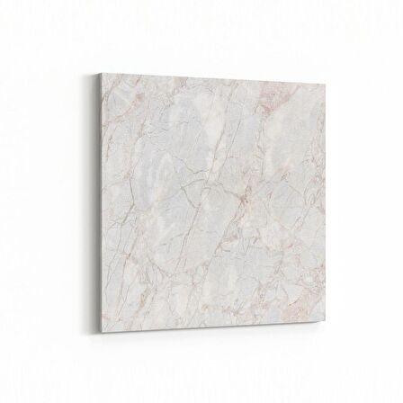 Olla 16682K Mermer Desen Görsel Kare Kanvas Tablo (Ölçü: 60X60)
