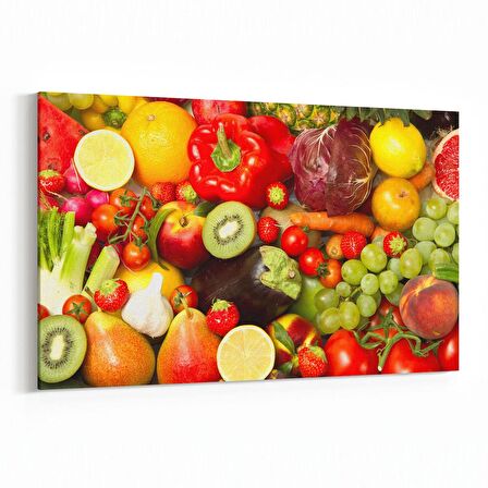 Olla 15016Y Gıda Görseli Yatay Kanvas Tablo (Ölçü: 70X50)