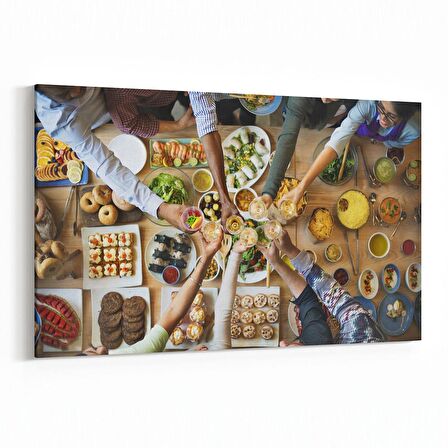 Olla 15180Y Gıda Görseli Yatay Kanvas Tablo (Ölçü: 90X60)