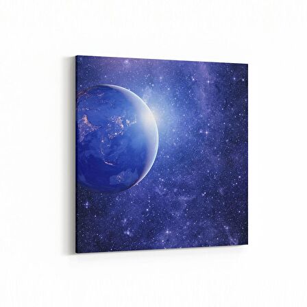 Olla 17644K Uzay Görseli Kare Kanvas Tablo (Ölçü: 60X60)