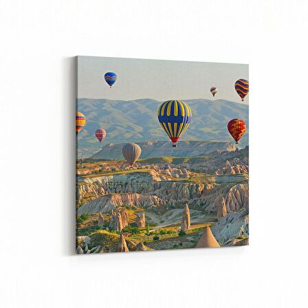 Olla 18481K Yapı Görseli Kare Kanvas Tablo (Ölçü: 25X25)