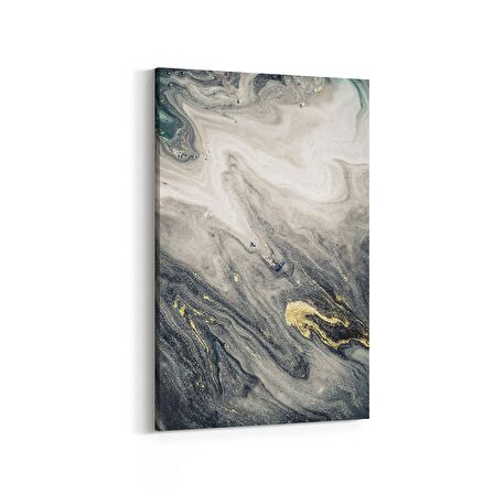 Olla 16669D Mermer Desen Görsel Dikey Kanvas Tablo (Ölçü: 100X150)
