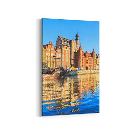 Olla 18407D Yapı Görseli Dikey Kanvas Tablo (Ölçü: 60X90)