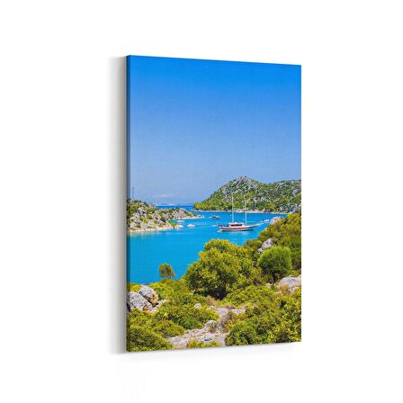 Olla 14455D Doğa / Manzara Görseli Dikey Kanvas Tablo (Ölçü: 100X150)