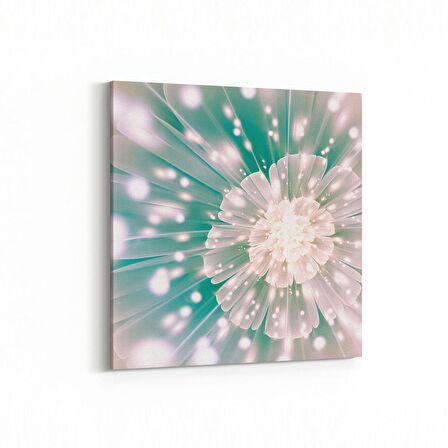 Olla 10359K Abstract Görsel Kare Kanvas Tablo (Ölçü: 25X25)