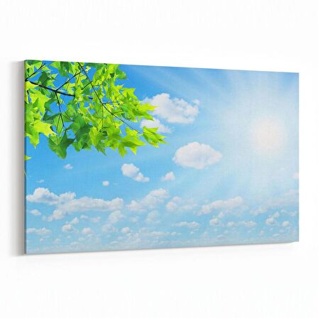 Olla 11060Y Ağaç Görseli Yatay Kanvas Tablo (Ölçü: 90X60)