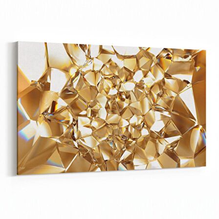 Olla 10089Y Abstract Görsel Yatay Kanvas Tablo (Ölçü: 30X20)