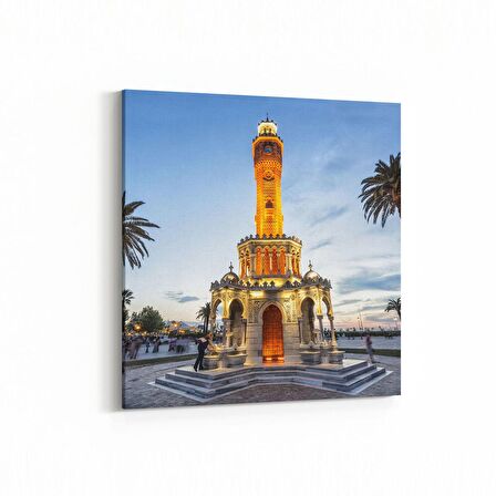 Olla 18427K Yapı Görseli Kare Kanvas Tablo (Ölçü: 25X25)