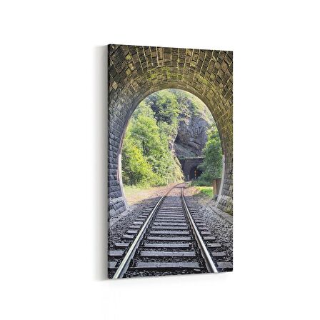 Olla 13878DD Doğa / Manzara Görseli Dikey Dar Kanvas Tablo (Ölçü: 40X80)