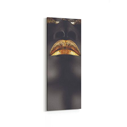 Olla 16825DI Model / Manken Görseli Dikey İnce Kanvas Tablo (Ölçü: 40X120)
