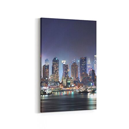 Olla 18746D Yapı Görseli Dikey Kanvas Tablo (Ölçü: 100X150)