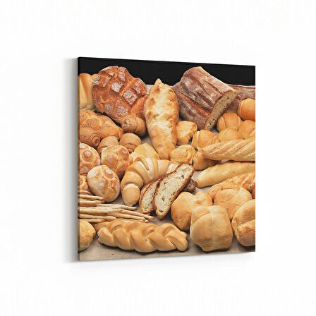 Olla 15214K Gıda Görseli Kare Kanvas Tablo (Ölçü: 30X30)