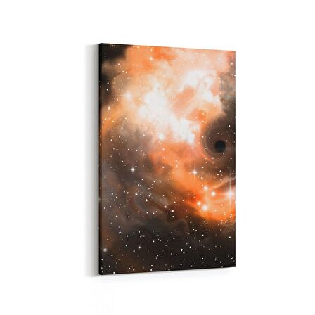 Olla 17655D Uzay Görseli Dikey Kanvas Tablo (Ölçü: 100X150)