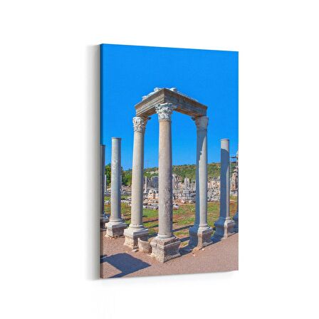 Olla 18487D Yapı Görseli Dikey Kanvas Tablo (Ölçü: 60X90)