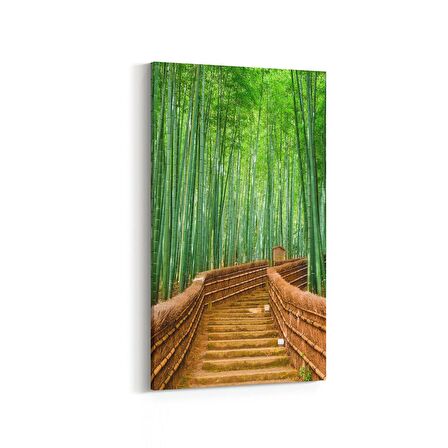 Olla 13916DD Doğa / Manzara Görseli Dikey Dar Kanvas Tablo (Ölçü: 40X80)