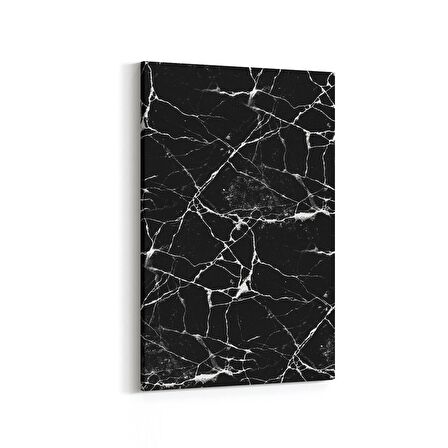 Olla 16733D Mermer Desen Görsel Dikey Kanvas Tablo (Ölçü: 20X30)