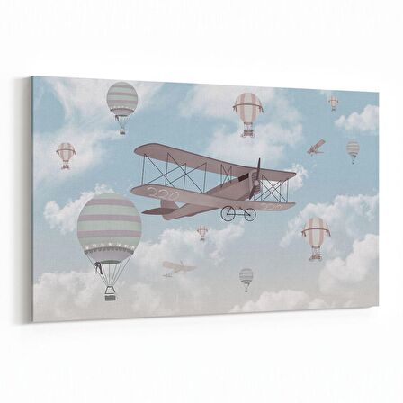 Olla 12757Y Çocuk Odası Görseli Yatay Kanvas Tablo (Ölçü: 30X20)