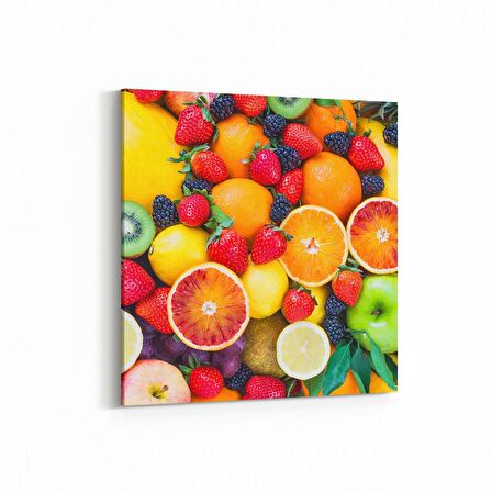 Olla 15132K Gıda Görseli Kare Kanvas Tablo (Ölçü: 30X30)