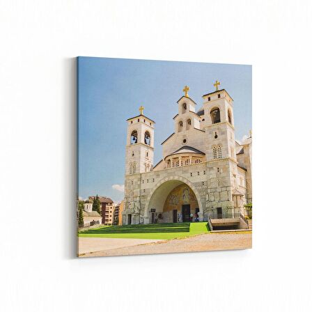 Olla 18542K Yapı Görseli Kare Kanvas Tablo (Ölçü: 100X100)