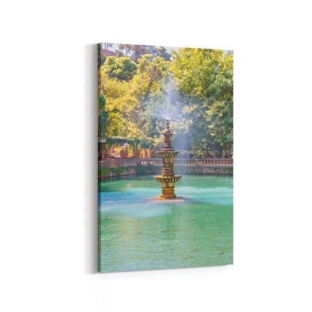 Olla 18774D Yapı Görseli Dikey Kanvas Tablo (Ölçü: 60X90)