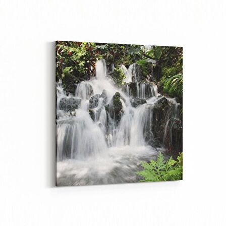 Olla 14612K Doğa / Manzara Görseli Kare Kanvas Tablo (Ölçü: 25X25)