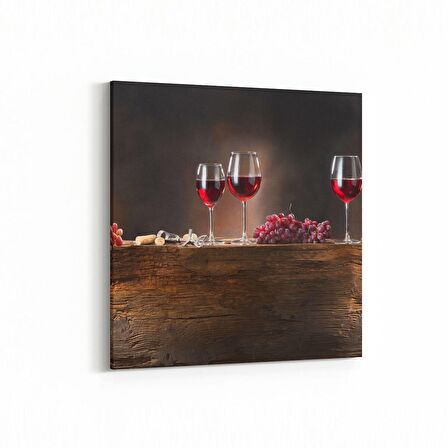 Olla 15292K Gıda Görseli Kare Kanvas Tablo (Ölçü: 30X30)