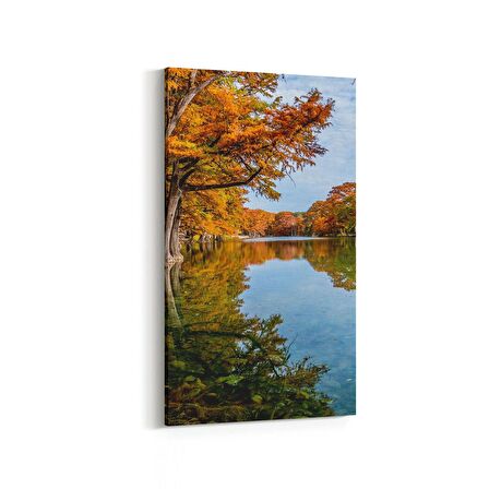 Olla 13623DD Doğa / Manzara Görseli Dikey Dar Kanvas Tablo (Ölçü: 40X80)