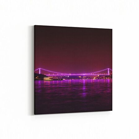 Olla 18176K Yapı Görseli Kare Kanvas Tablo (Ölçü: 25X25)