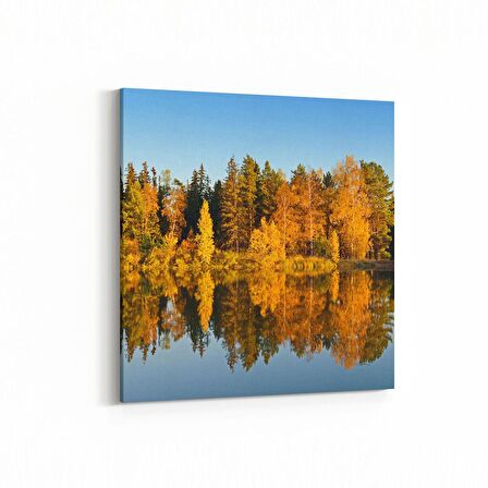 Olla 13200K Doğa / Manzara Görseli Kare Kanvas Tablo (Ölçü: 25X25)